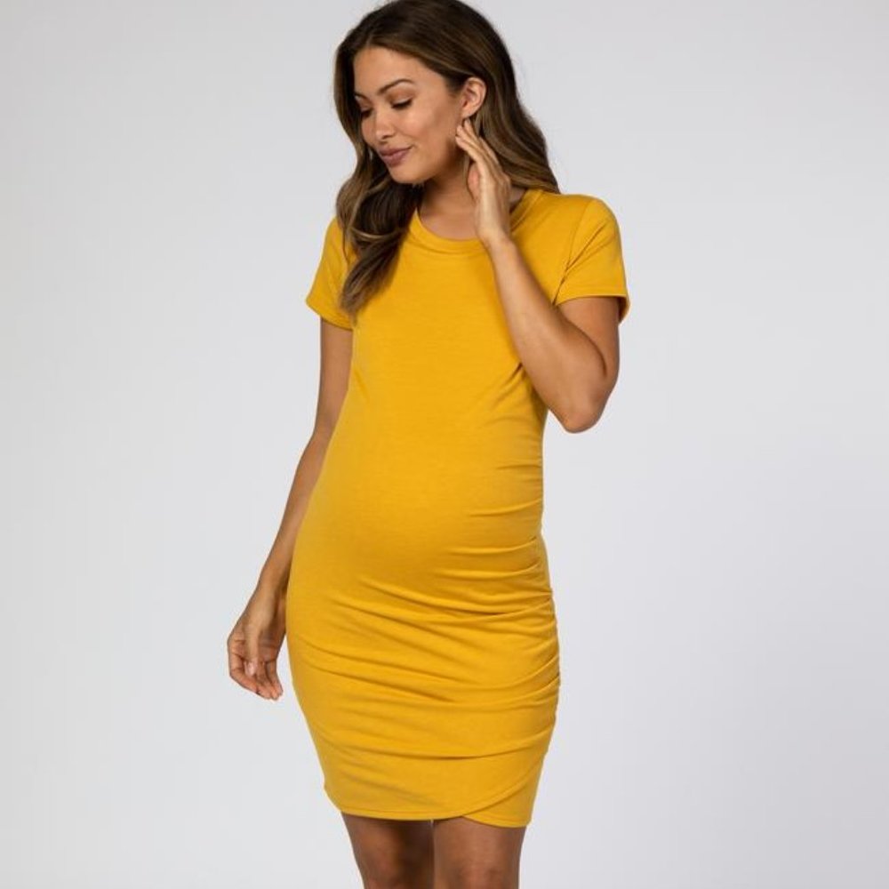 Yellow T-Shirt Dress